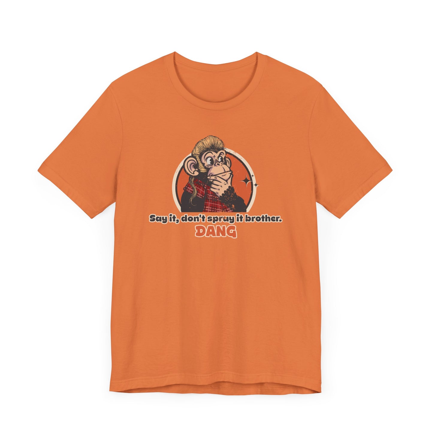 Throwback Jack Joe Dirt graphic tee vintage movie quote 2 orange