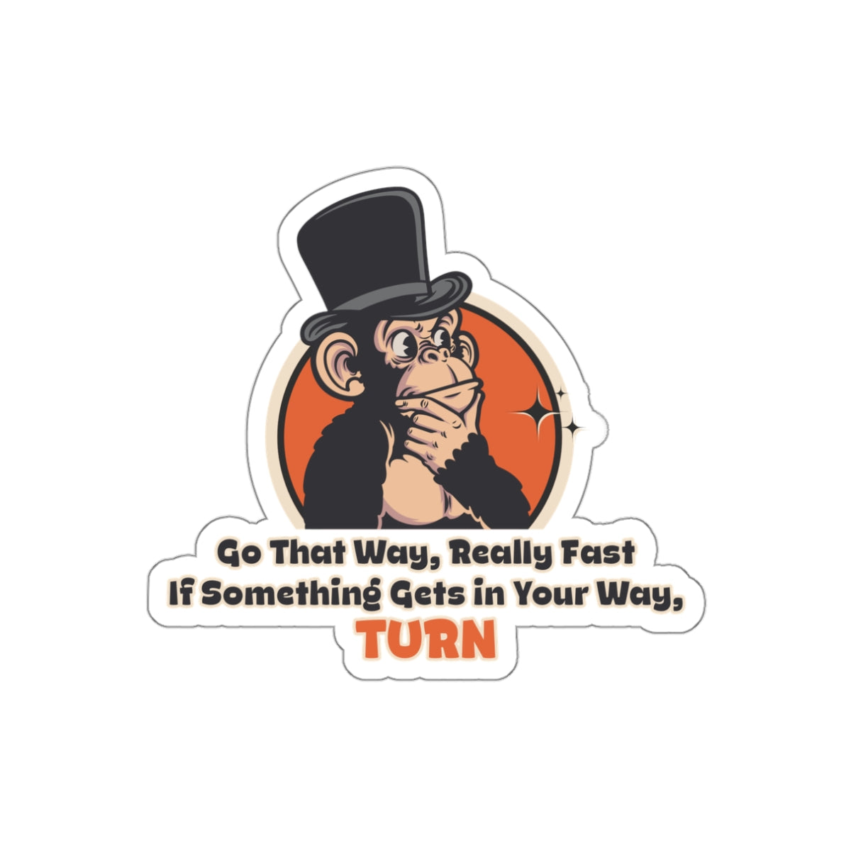 “Go That Way, Really Fast” Throwback Jack Sticker Better Off Dead Large