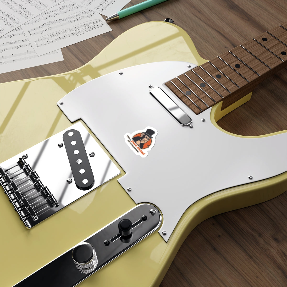 “This Is Pure Snow!” Throwback Jack Sticker Better Off Dead S guitar