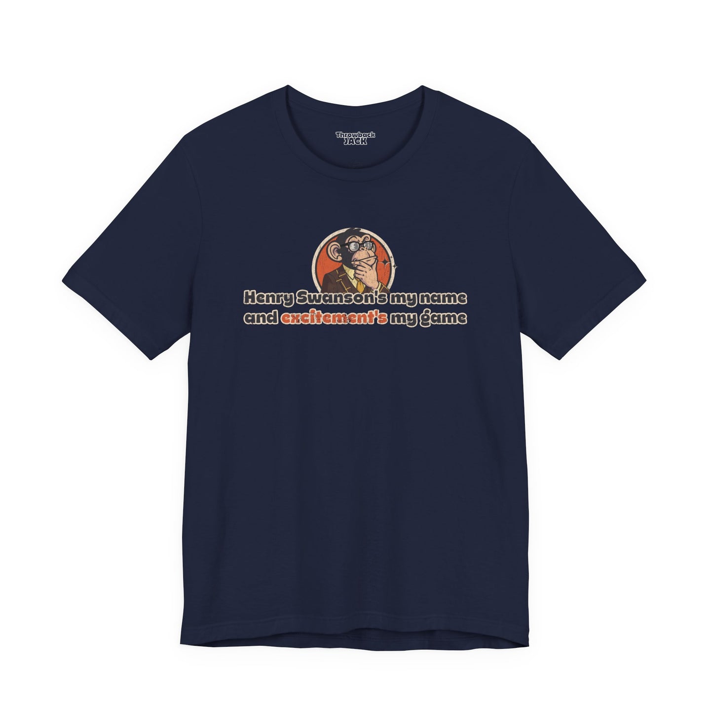 “Henry Swanson’s My Name, and Excitement’s My Game” Throwback Jack Graphic Tee Inspired by Big Trouble in Little China