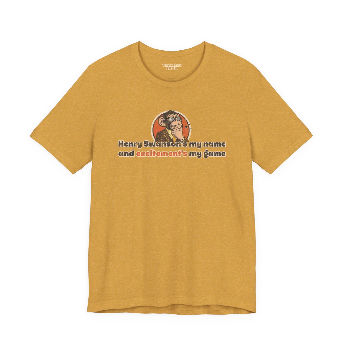 “Henry Swanson’s My Name, and Excitement’s My Game” Throwback Jack Graphic Tee Inspired by Big Trouble in Little China