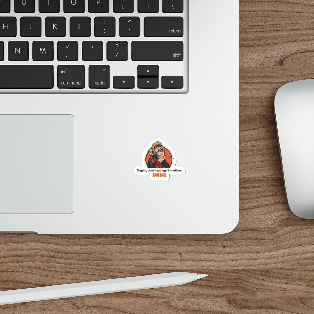 Throwback Jack Joe Dirt graphic sticker vintage movie quote 3 2 inch laptop