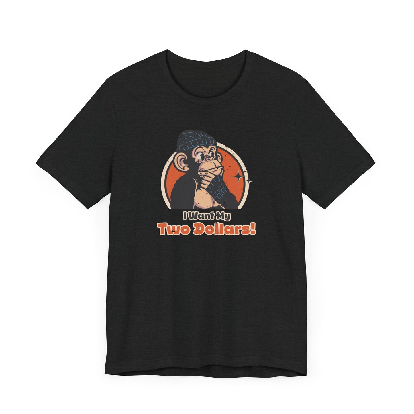 “I Want My Two Dollars” Throwback Jack Graphic Tee Better Off Dead black