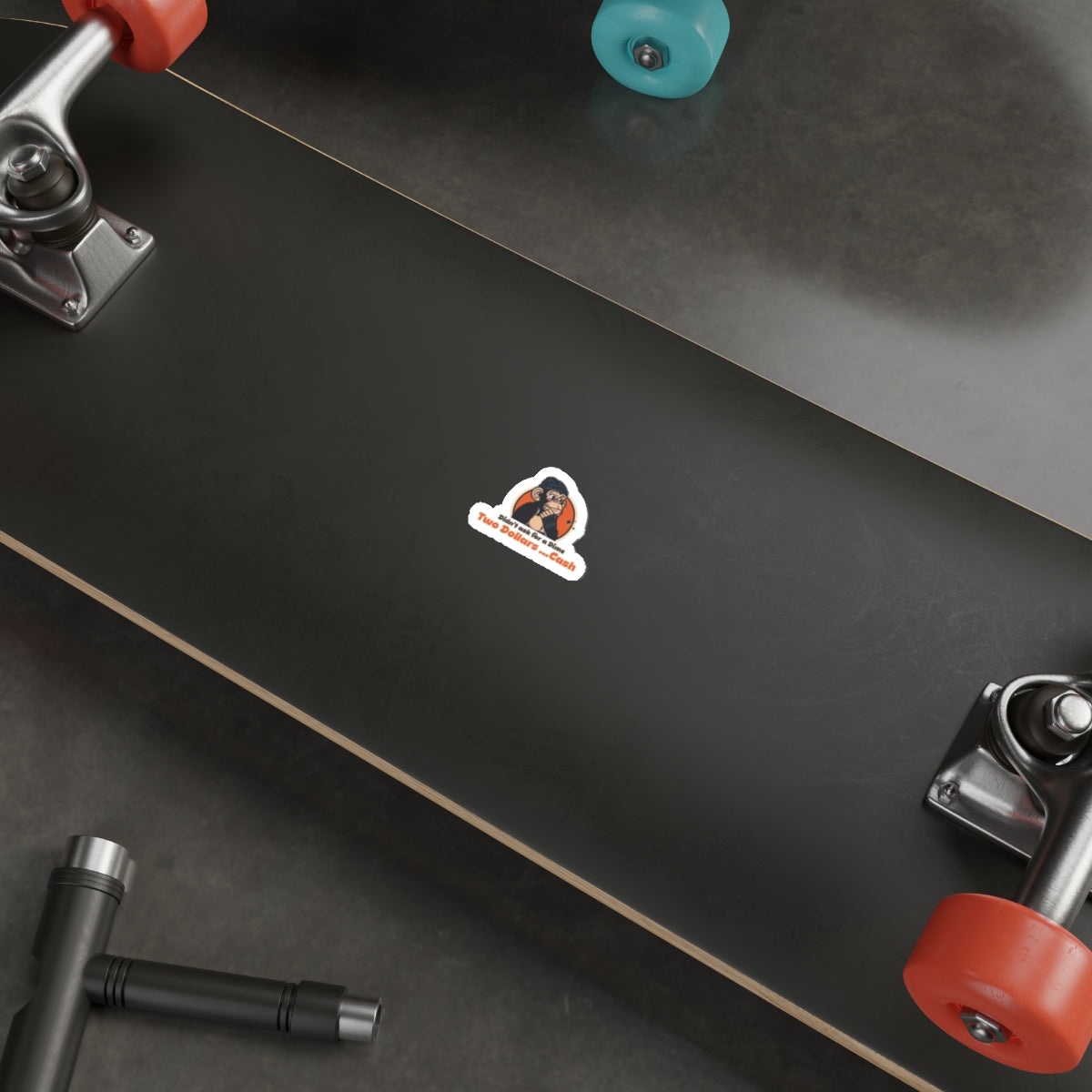 “Two Dollars… Cash” Throwback Jack vintage movie quote Sticker Better Off Dead S skateboard