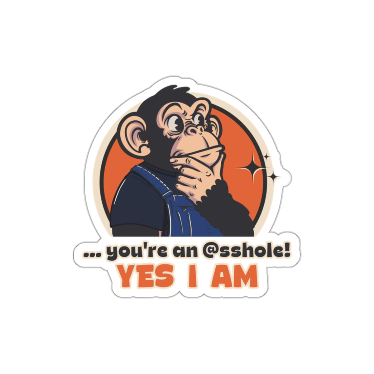 Throwback Jack Dazed and Confused graphic sticker vintage movie quote 6 2 inch