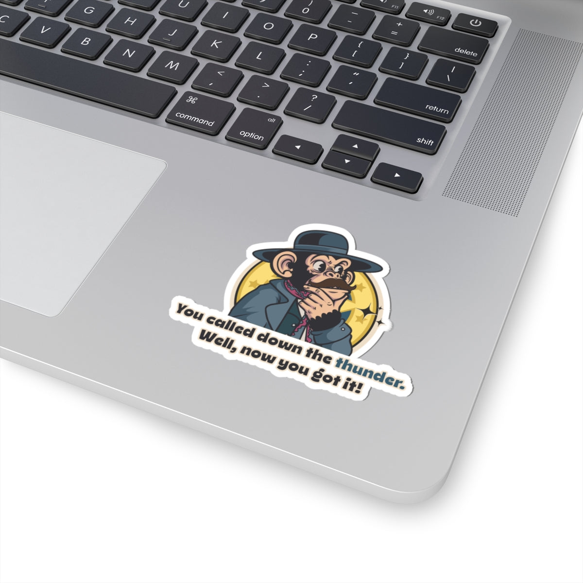 “Called Down the Thunder” Throwback Jack Sticker Inspired by Tombstone l Laptop