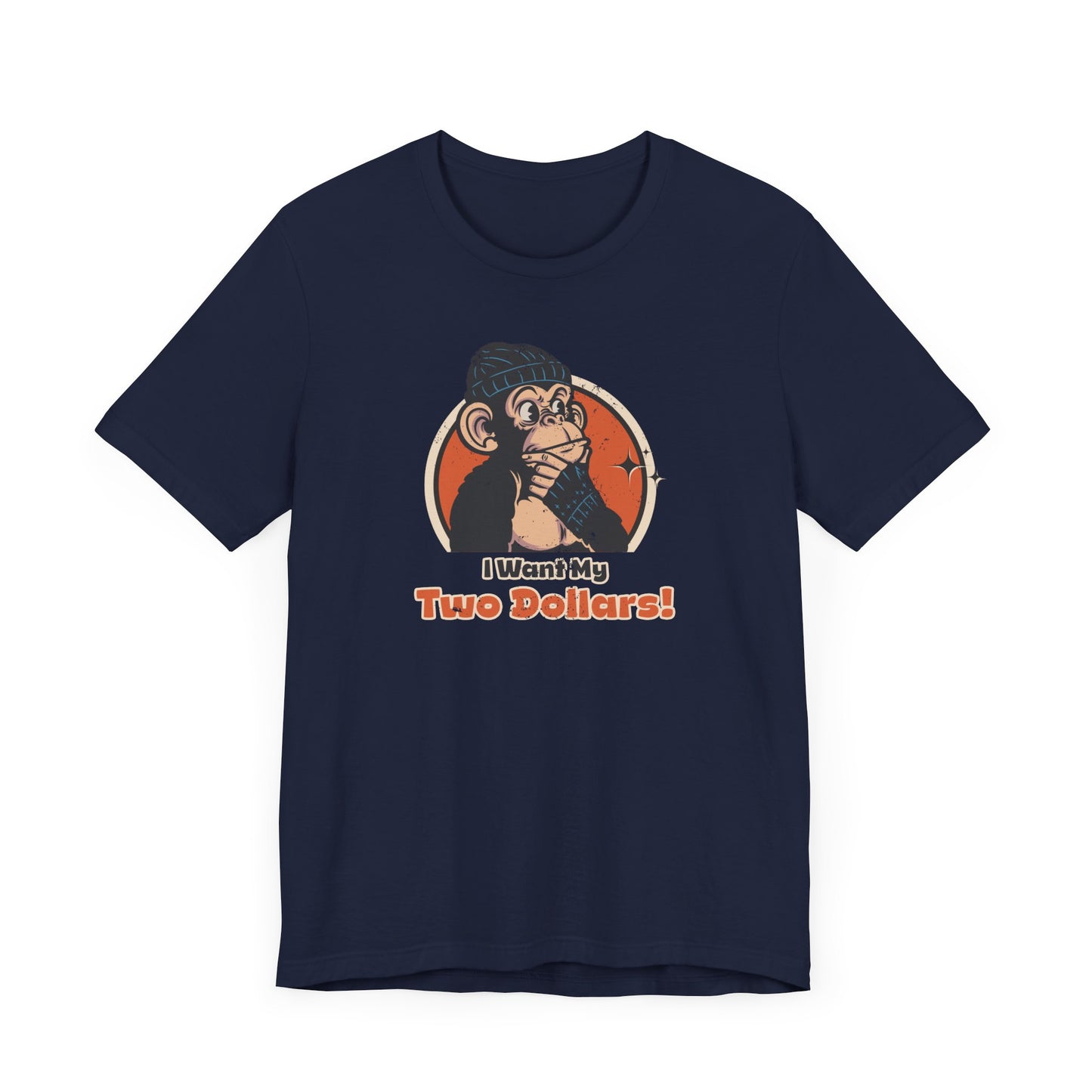 “I Want My Two Dollars” Throwback Jack Graphic Tee Better Off Dead blue