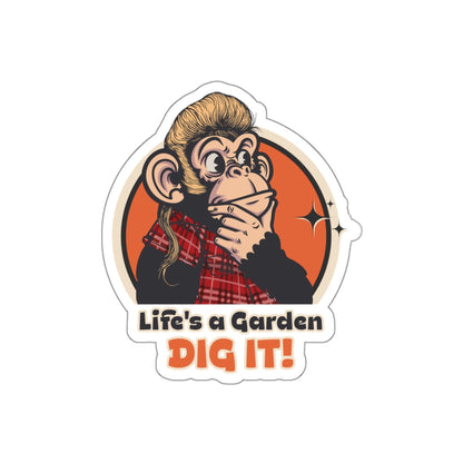 Throwback Jack Joe Dirt graphic sticker vintage movie quote 1 3 inch