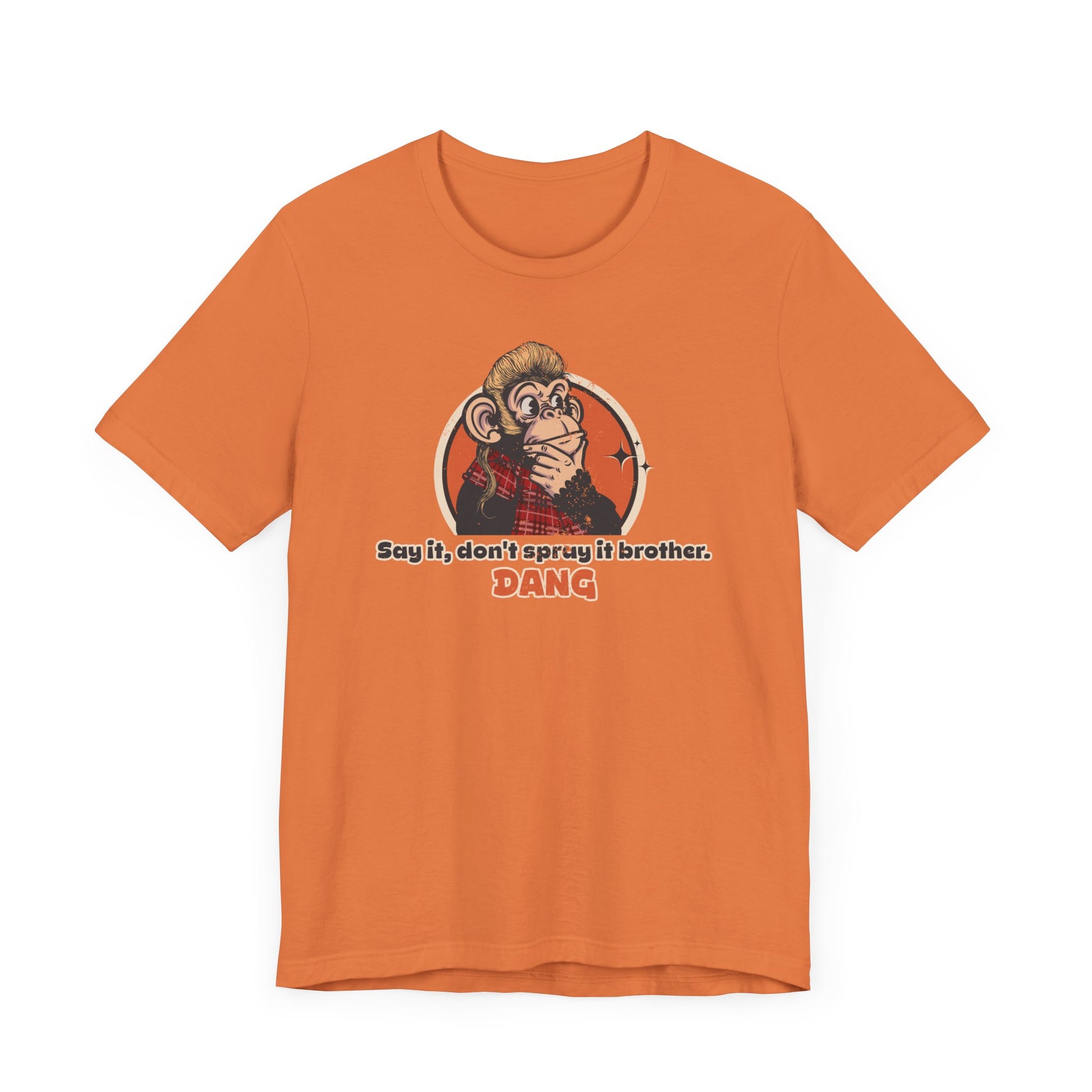 Throwback Jack Joe Dirt graphic tee vintage movie quote 2 orange