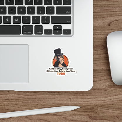 “Go That Way, Really Fast” Throwback Jack Sticker Better Off Dead L laptop