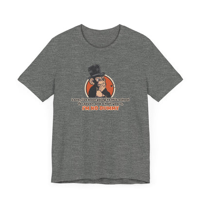 “I'm No Dummy” Throwback Jack Graphic Tee Better Off Dead grey