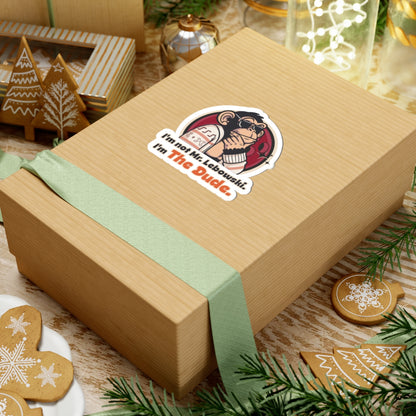 “I’m Not Mr. Lebowski. I’m The Dude.” Throwback Jack Movie Quote Sticker The Big Lebowski L box