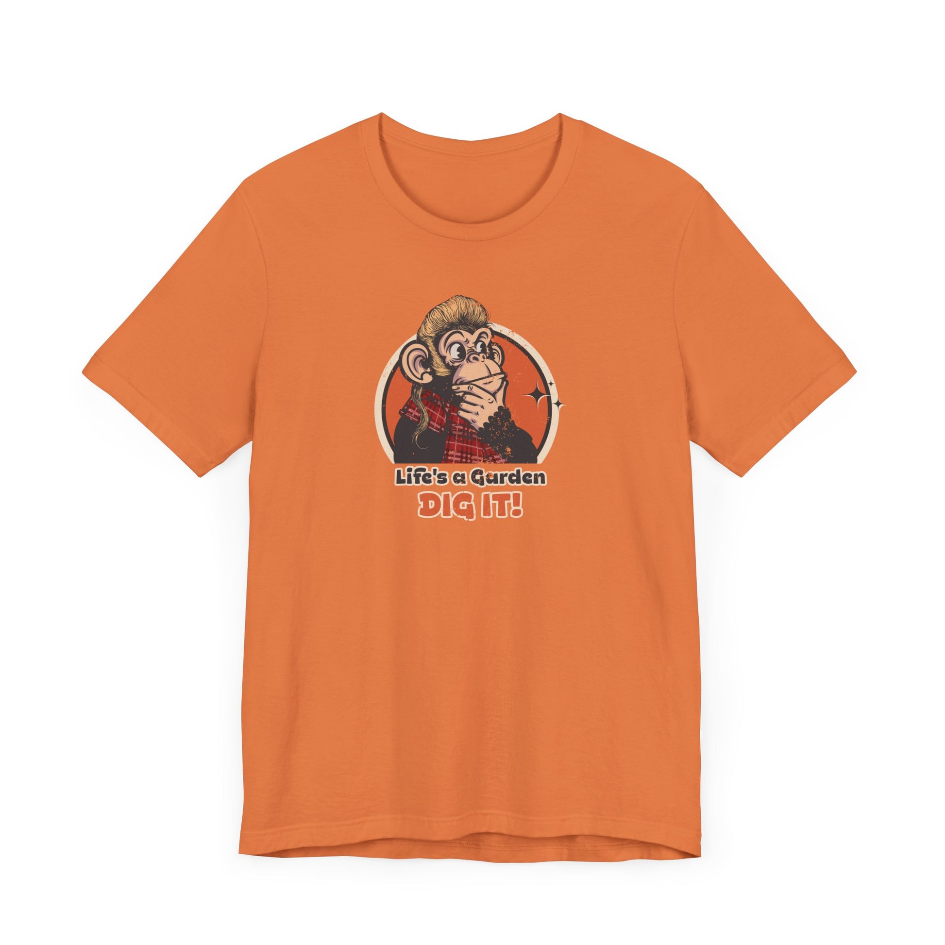 Throwback Jack Joe Dirt graphic tee vintage movie quote 1 orange