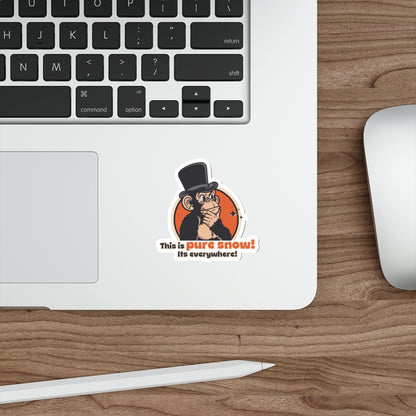 “This Is Pure Snow!” Throwback Jack vintage movie quoteSticker Better Off Dead  L laptop