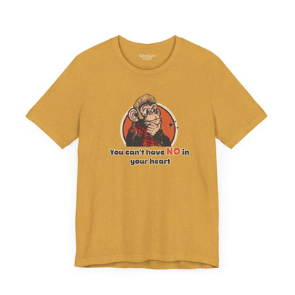 “You Can’t Have No in Your Heart” Throwback Jack Graphic Tee Inspired by Joe Dirt Yellow