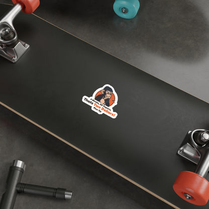 “Four Weeks, Twenty Papers” Throwback Jack Sticker Better Off Dead l skateboard