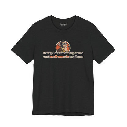 “Henry Swanson’s My Name, and Excitement’s My Game” Throwback Jack Graphic Tee Inspired by Big Trouble in Little China