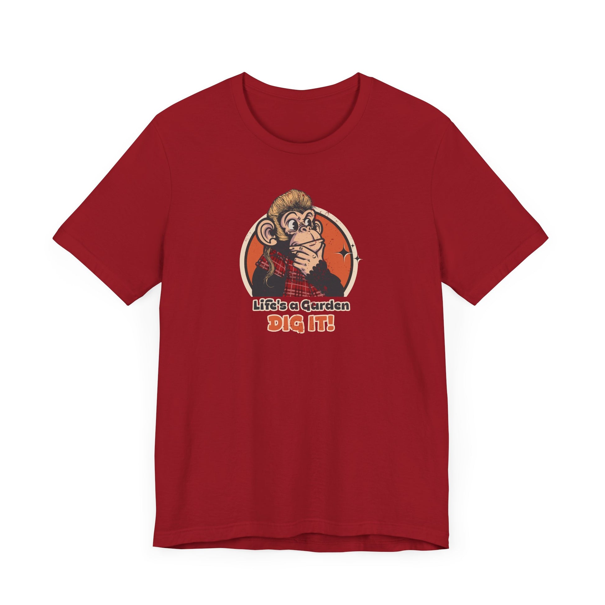 Throwback Jack Joe Dirt graphic tee vintage quote 1 red