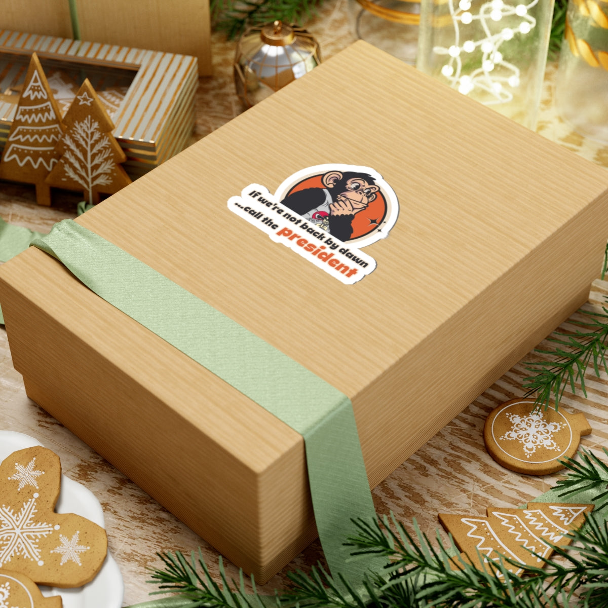 Call the President – Throwback Jack Sticker Inspired by Big Trouble in Little China l box