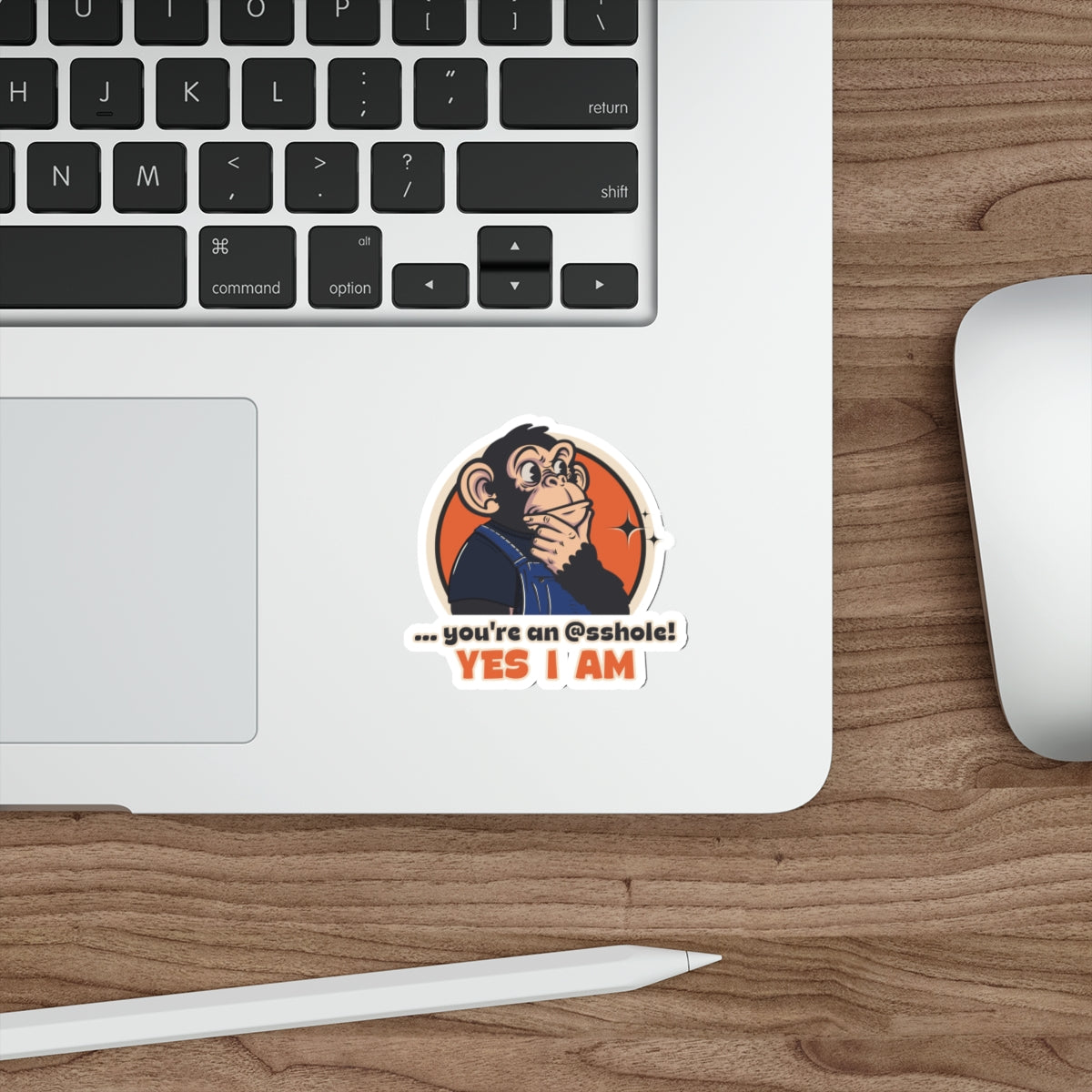 Throwback Jack Dazed and Confused graphic sticker vintage movie quote 5 3 inch laptop