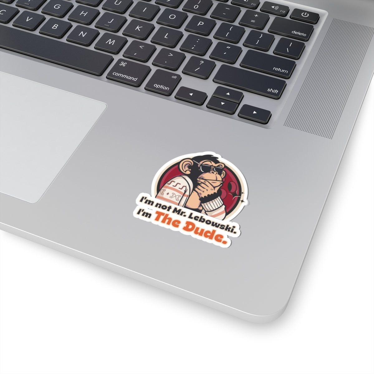 “I’m Not Mr. Lebowski. I’m The Dude.” Throwback Jack Movie Quote Sticker The Big Lebowski S laptop