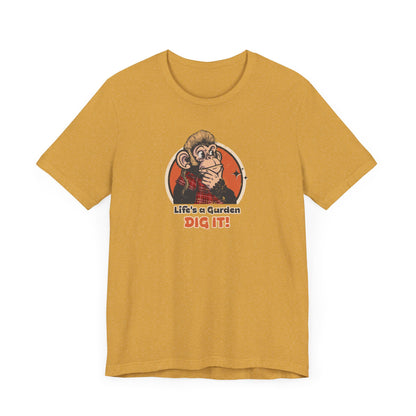 Throwback Jack Joe Dirt graphic tee vintage movie quote 1 yellow