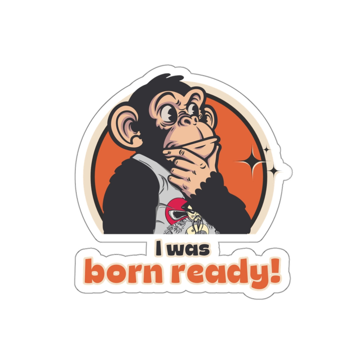 Throwback Jack Big Trouble in Little China graphic sticker vintage movie quote 4 3 inch