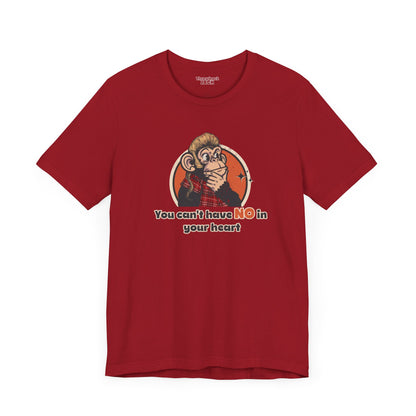 “You Can’t Have No in Your Heart” Throwback Jack Graphic Tee Inspired by Joe Dirt Red