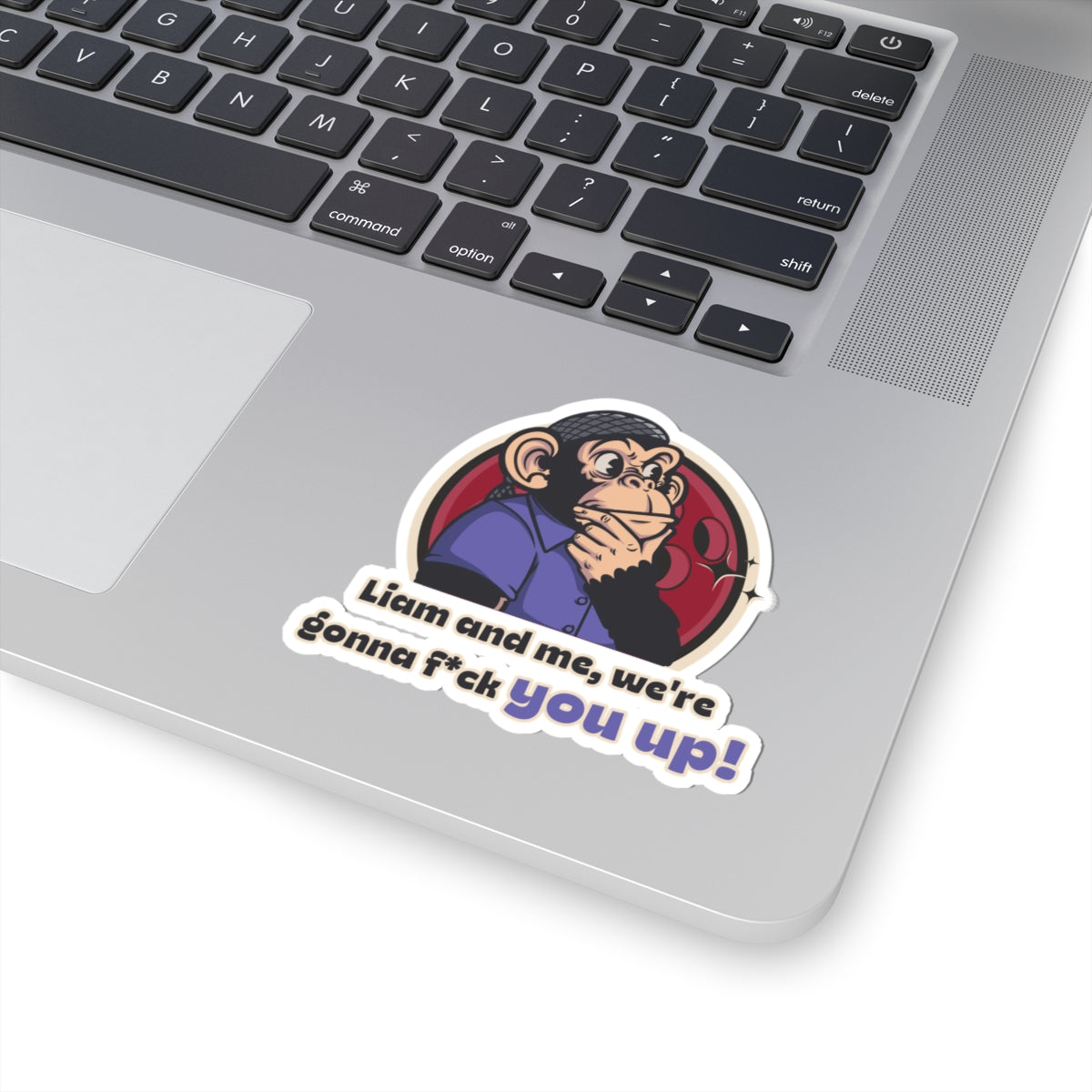 “Liam and Me, We’re Gonna F*** You Up”  Throwback Jack Movie quote Sticker The Big Lebowski L laptop