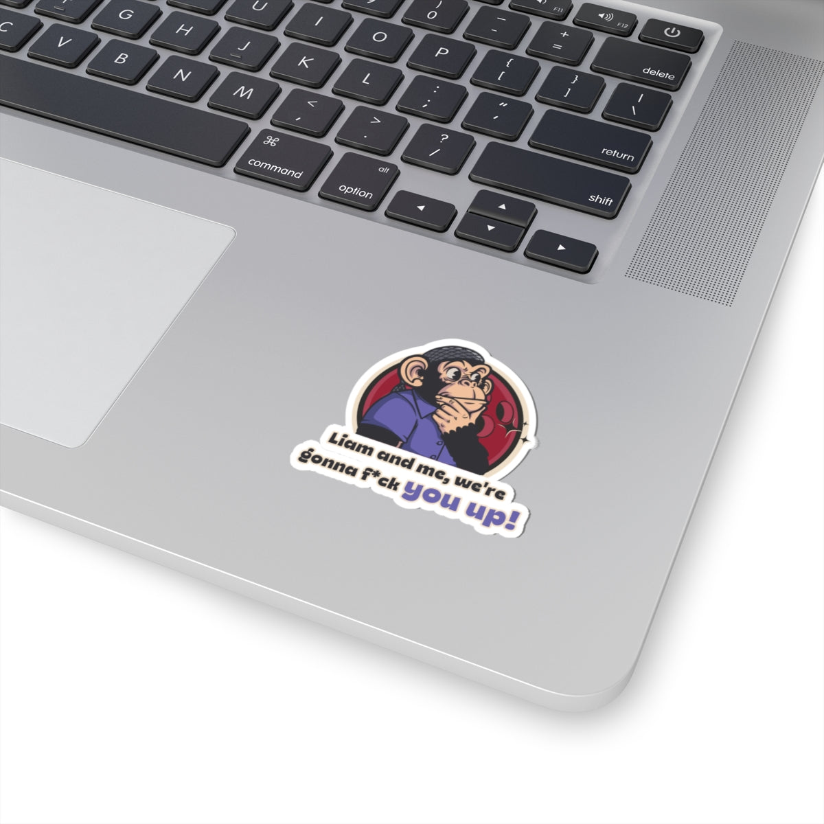 “Liam and Me, We’re Gonna F*** You Up”  Throwback Jack Movie quote Sticker The Big Lebowski S laptop