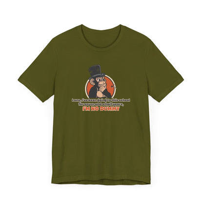 “I'm No Dummy” Throwback Jack Graphic Tee Better Off Dead green