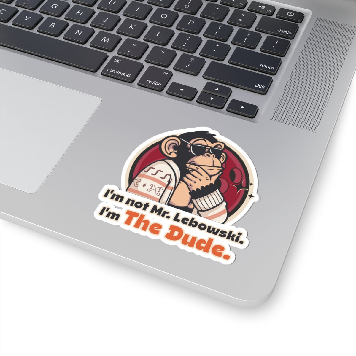 “I’m Not Mr. Lebowski. I’m The Dude.” Throwback Jack Movie Quote Sticker The Big Lebowski L laptop