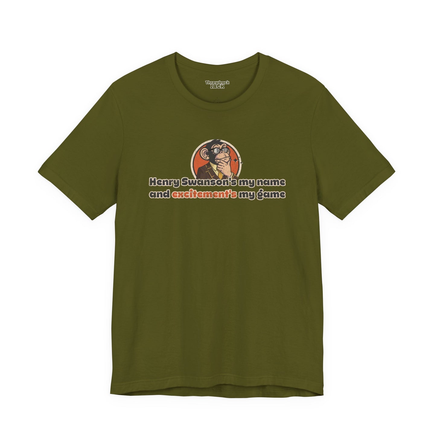 “Henry Swanson’s My Name, and Excitement’s My Game” Throwback Jack Graphic Tee Inspired by Big Trouble in Little China