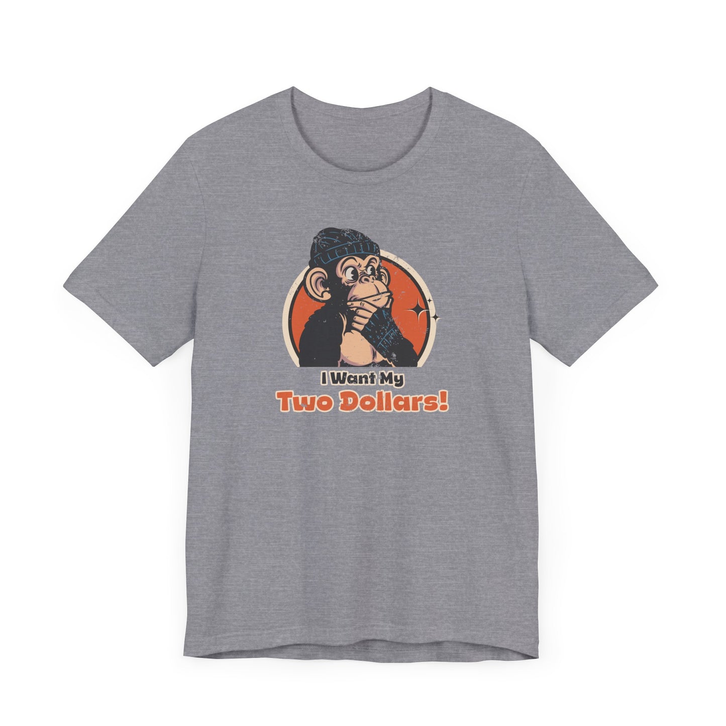 “I Want My Two Dollars” Throwback Jack Graphic Tee Better Off Dead silver