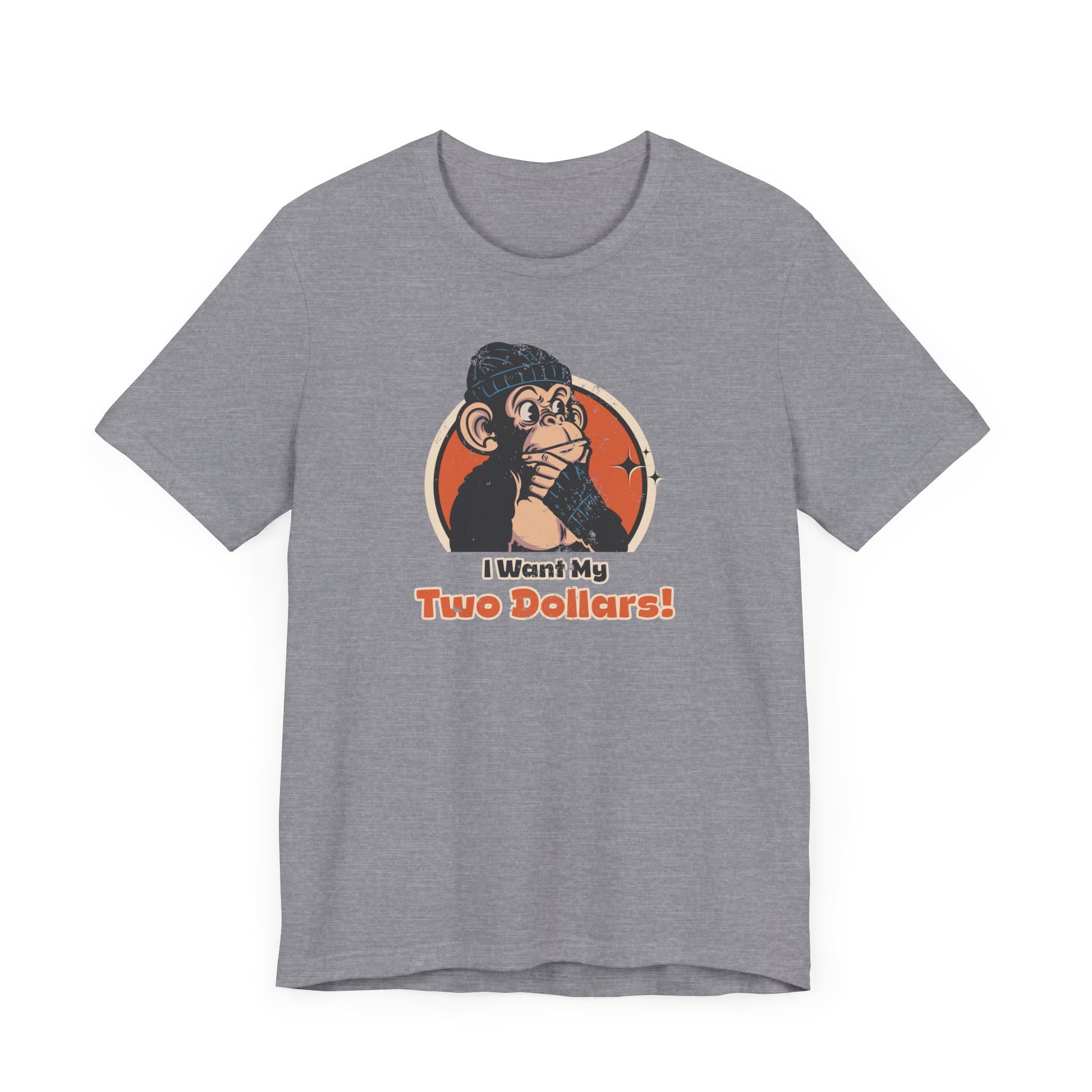 “I Want My Two Dollars” Throwback Jack Graphic Tee Better Off Dead silver