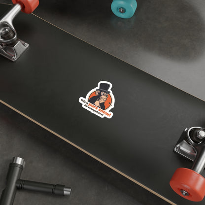 “This Is Pure Snow!” Throwback Jack vintage movie quoteSticker Better Off Dead  L skateboard