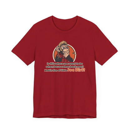 Throwback Jack Joe Dirt graphic tee vintage movie quote 2 red