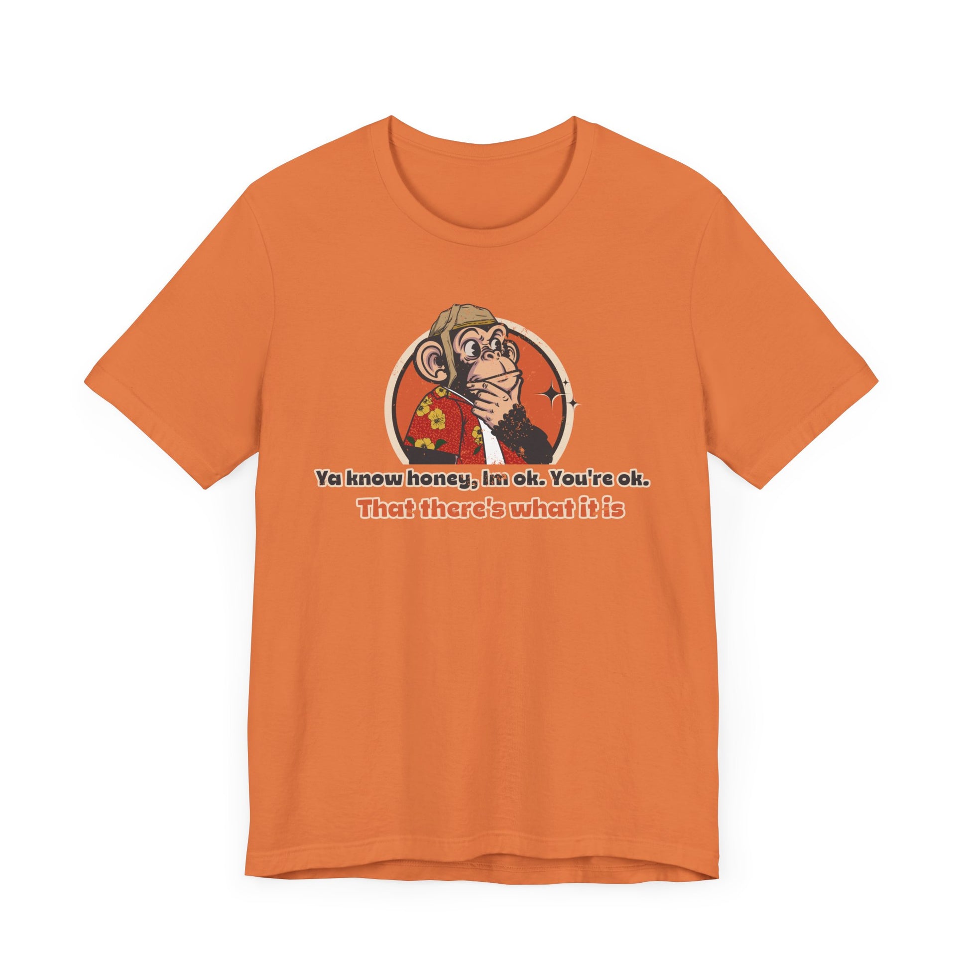 “That there's what it is” Throwback Jack Vintage Movie Quote Graphic Tee  Raising Arizona orange