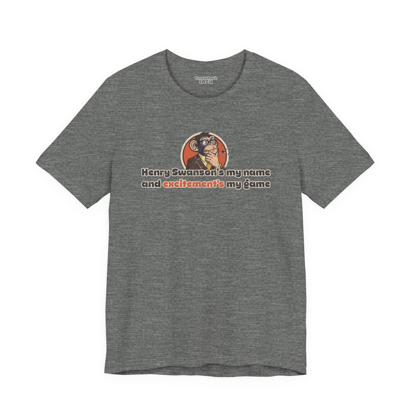 “Henry Swanson’s My Name, and Excitement’s My Game” Throwback Jack Graphic Tee Inspired by Big Trouble in Little China