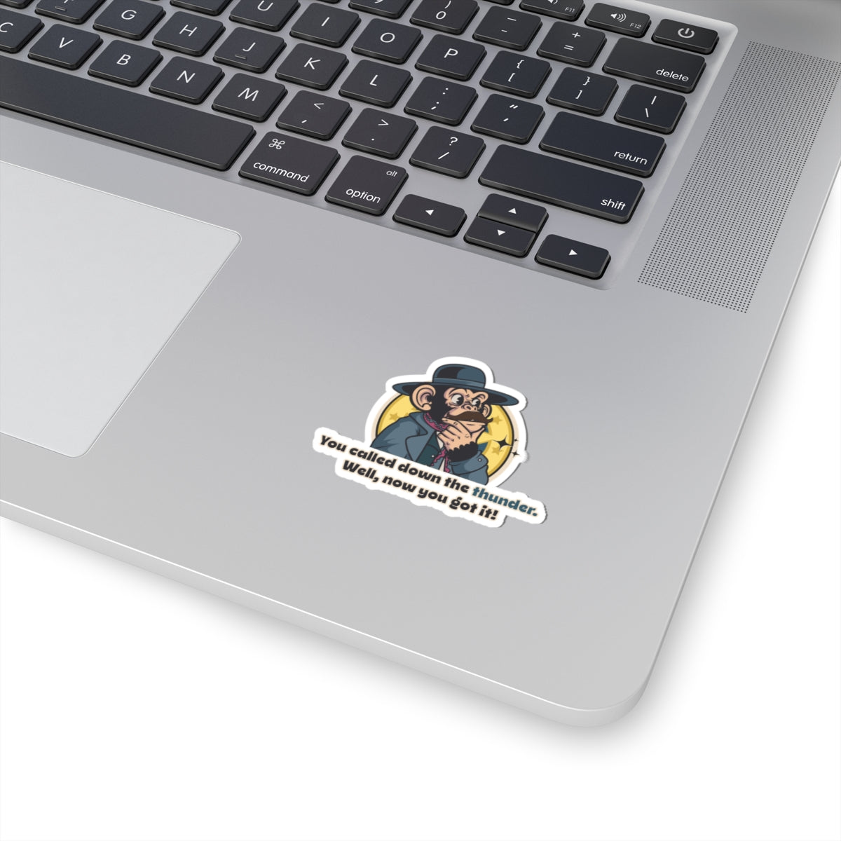 “Called Down the Thunder” Throwback Jack Sticker Inspired by Tombstone S Laptop
