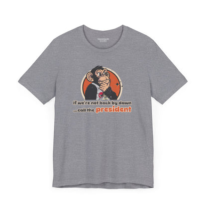 Call the President Throwback Jack Graphic Tee Inspired by Big Trouble in Little China gray 2