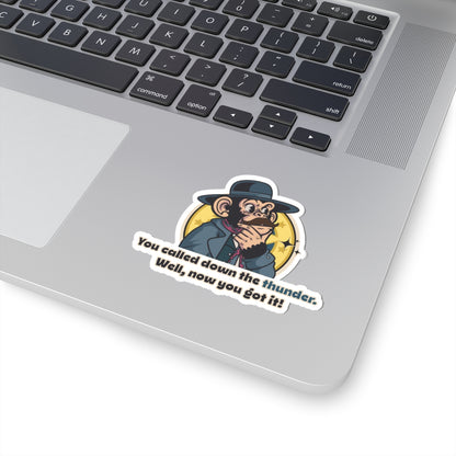 “Called Down the Thunder” Throwback Jack Sticker Inspired by Tombstone l Laptop